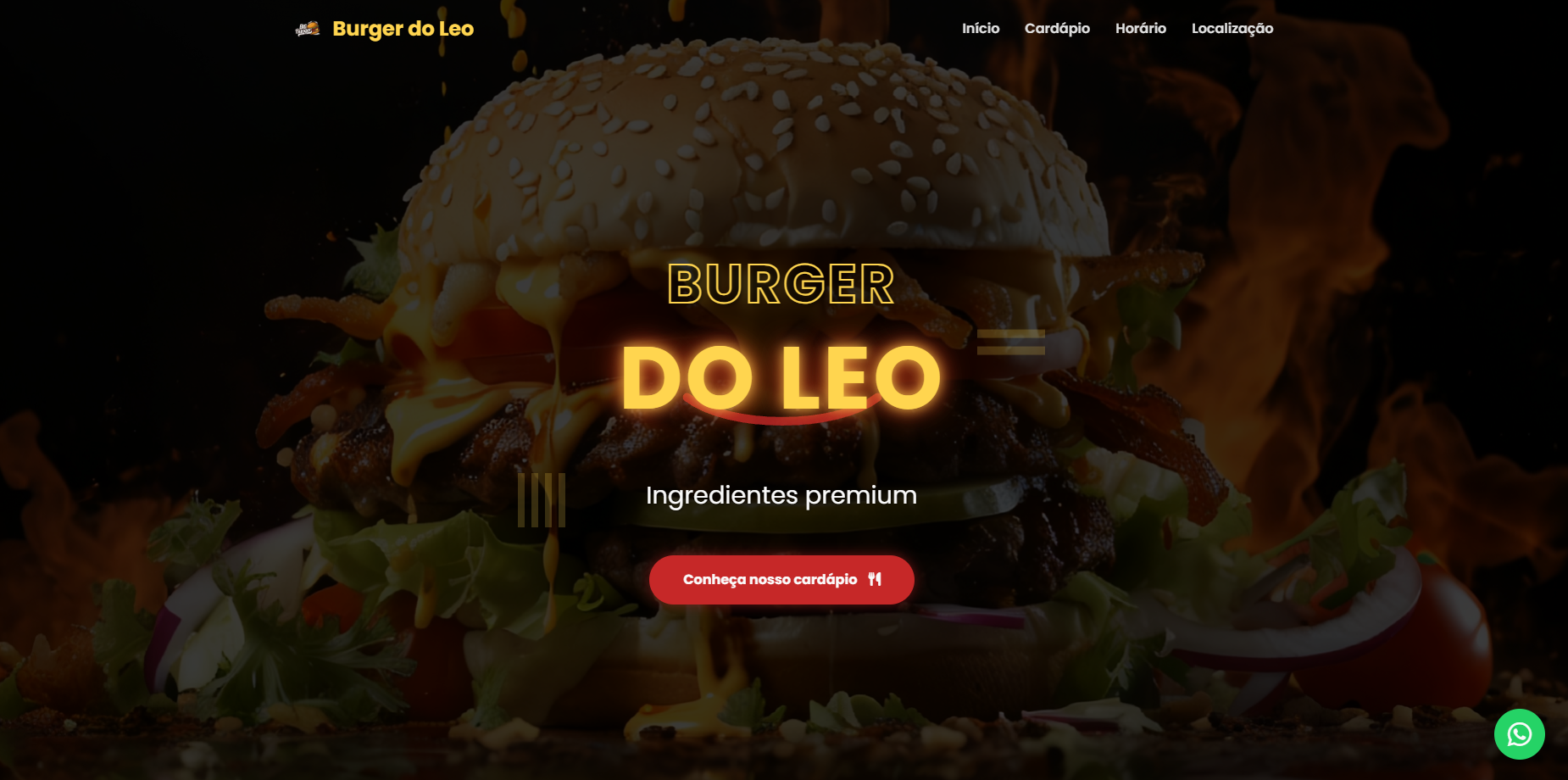 Landing page para campanha de marketing